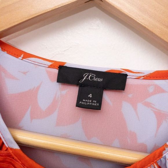 J. Crew Toro Tiered Ruffle Midi Dress Size 4 - Picture 3 of 10